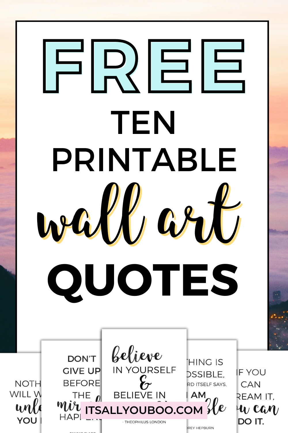 10 Printable Black And White Quotes That Inspire
