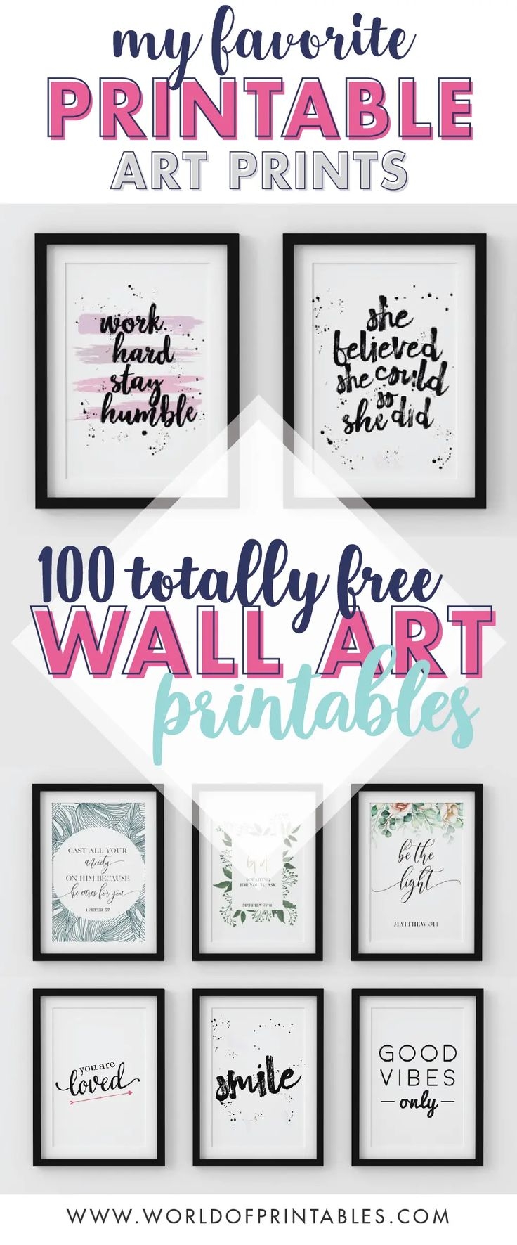 100 Free Printables Wall Art Prints For Your Home