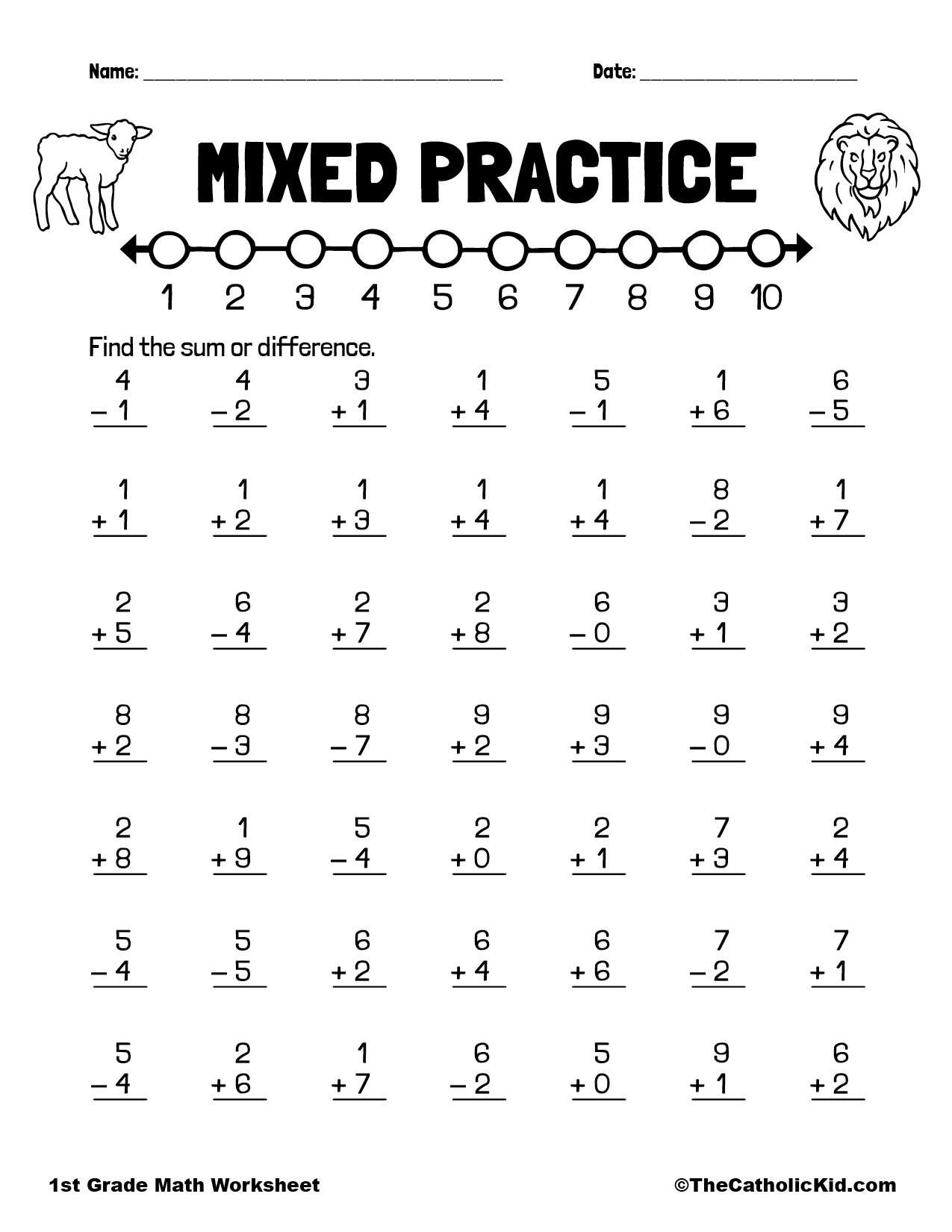 printable math problems for 1st graders printable math problems for 1st graders