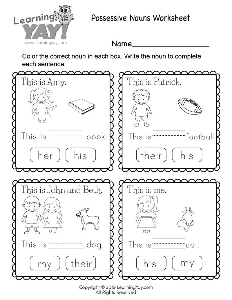 free worksheets for 1st graders