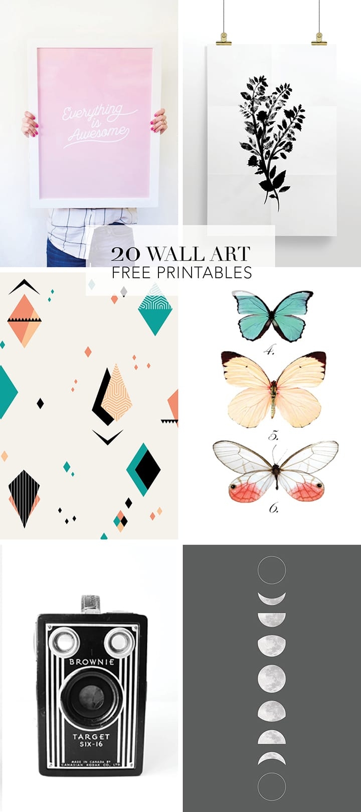 aesthetic printable wall art