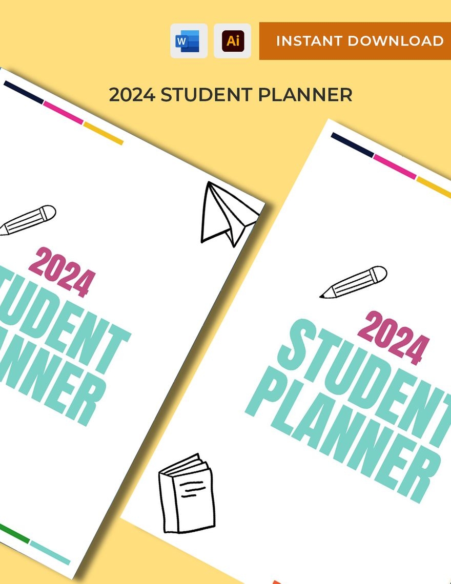 free printable student planner 2024 pdf