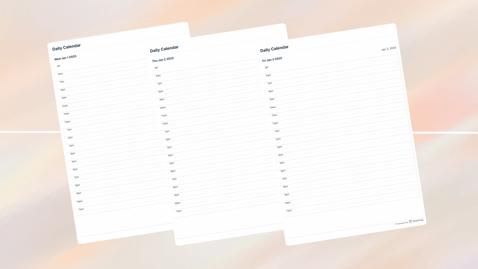 2025 planner printable