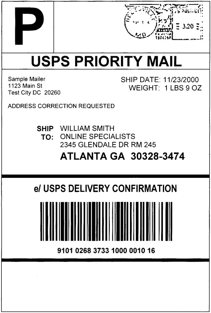 21 Free Shipping Label Template Word Excel Formats D9