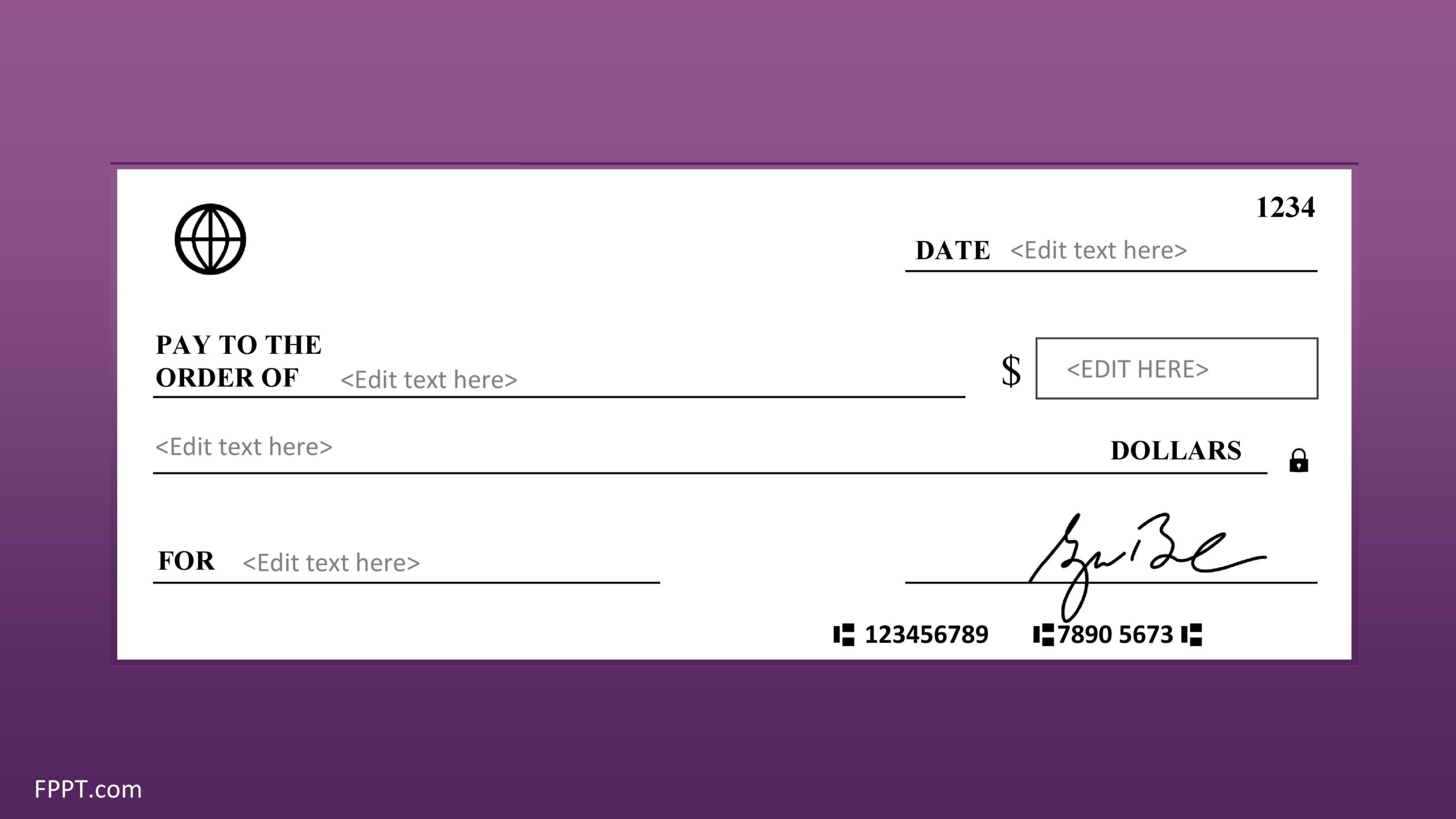 blank check template printable