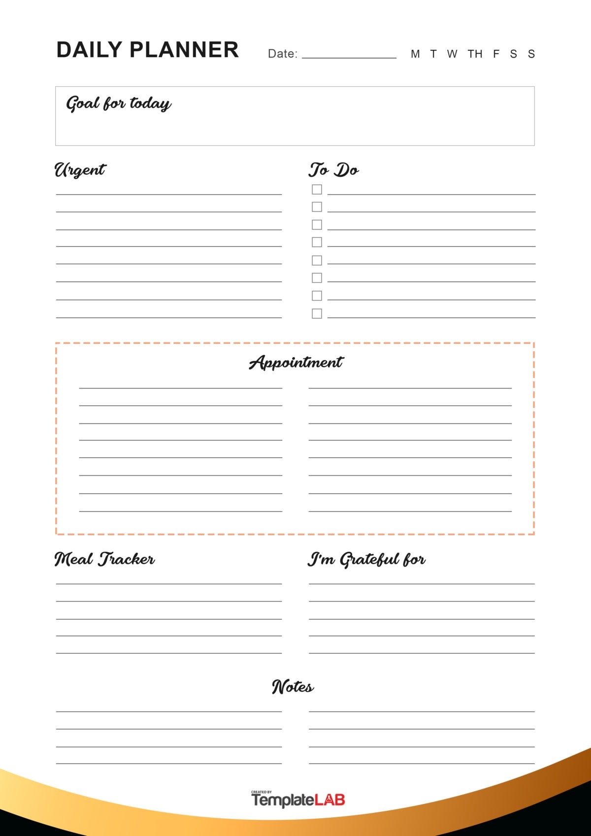 25 Printable Daily Planner Templates FREE In Word Excel PDF 