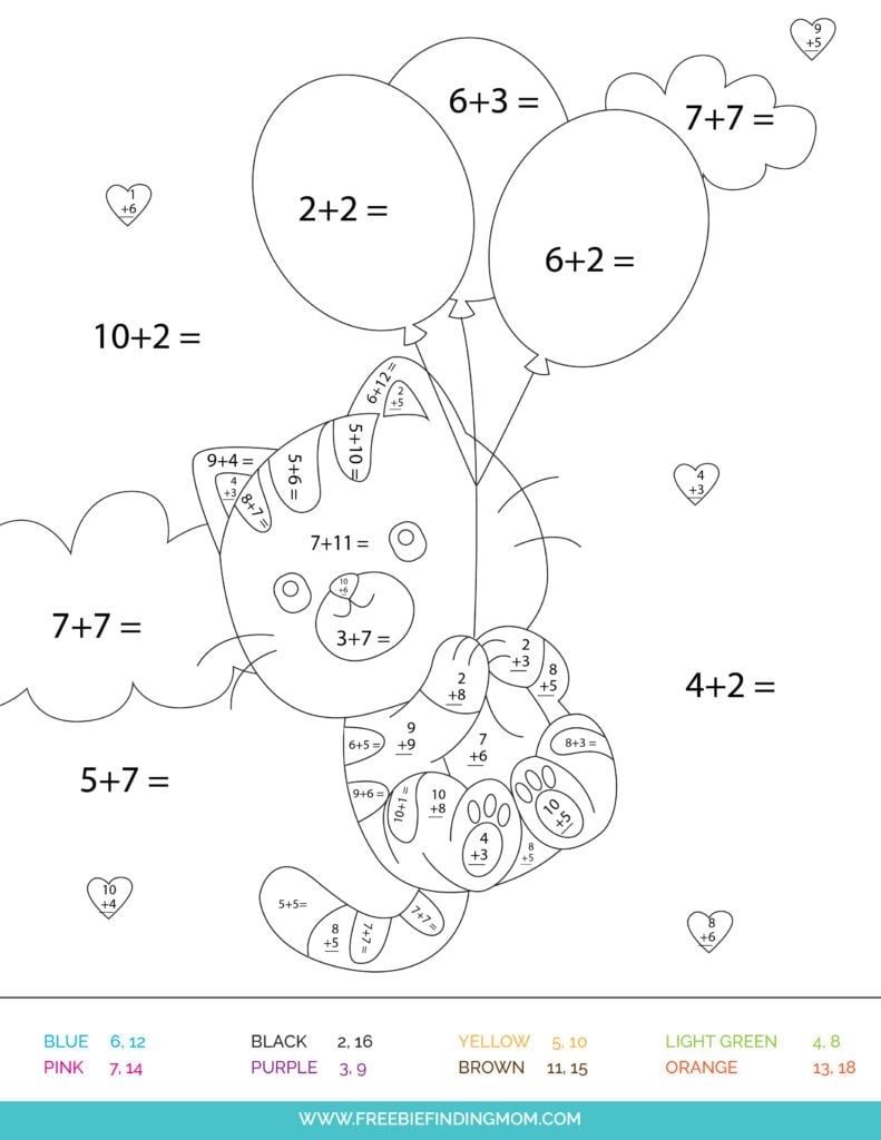 color by number adding color by number adding