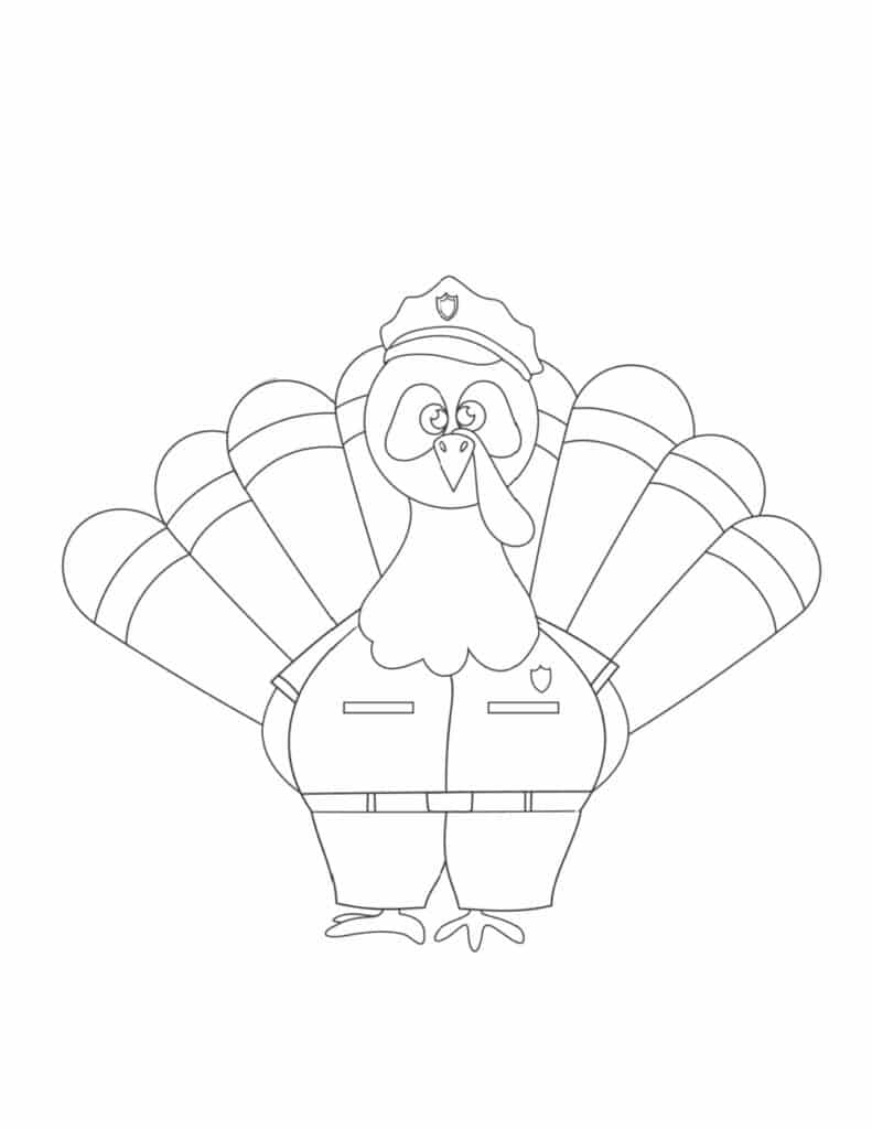 free printable blank disguise a turkey template