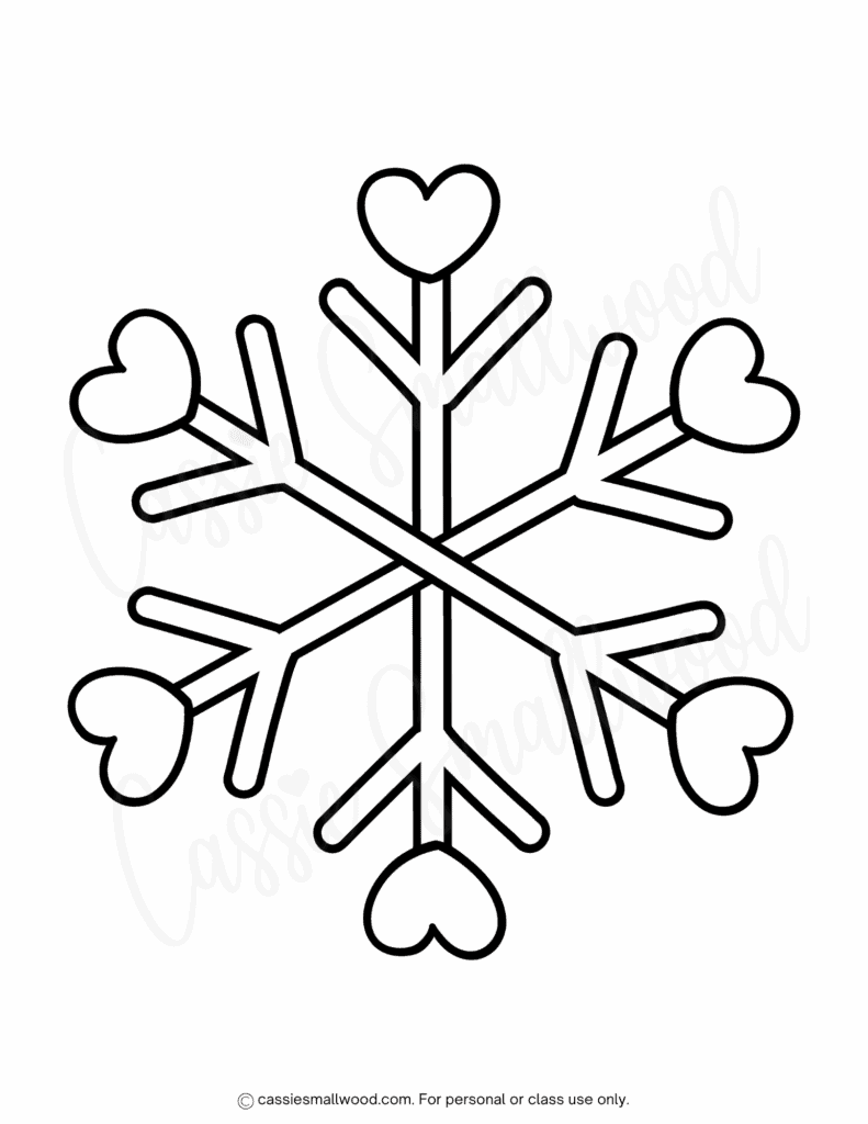 33 BEST Snowflake Templates Small Medium And Large Cassie Smallwood