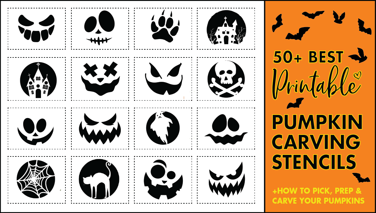 printable cute pumpkin carving templates