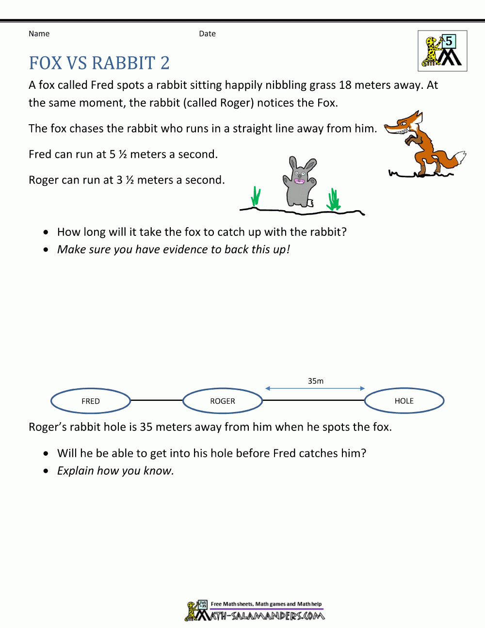 5th Grade Math Problems