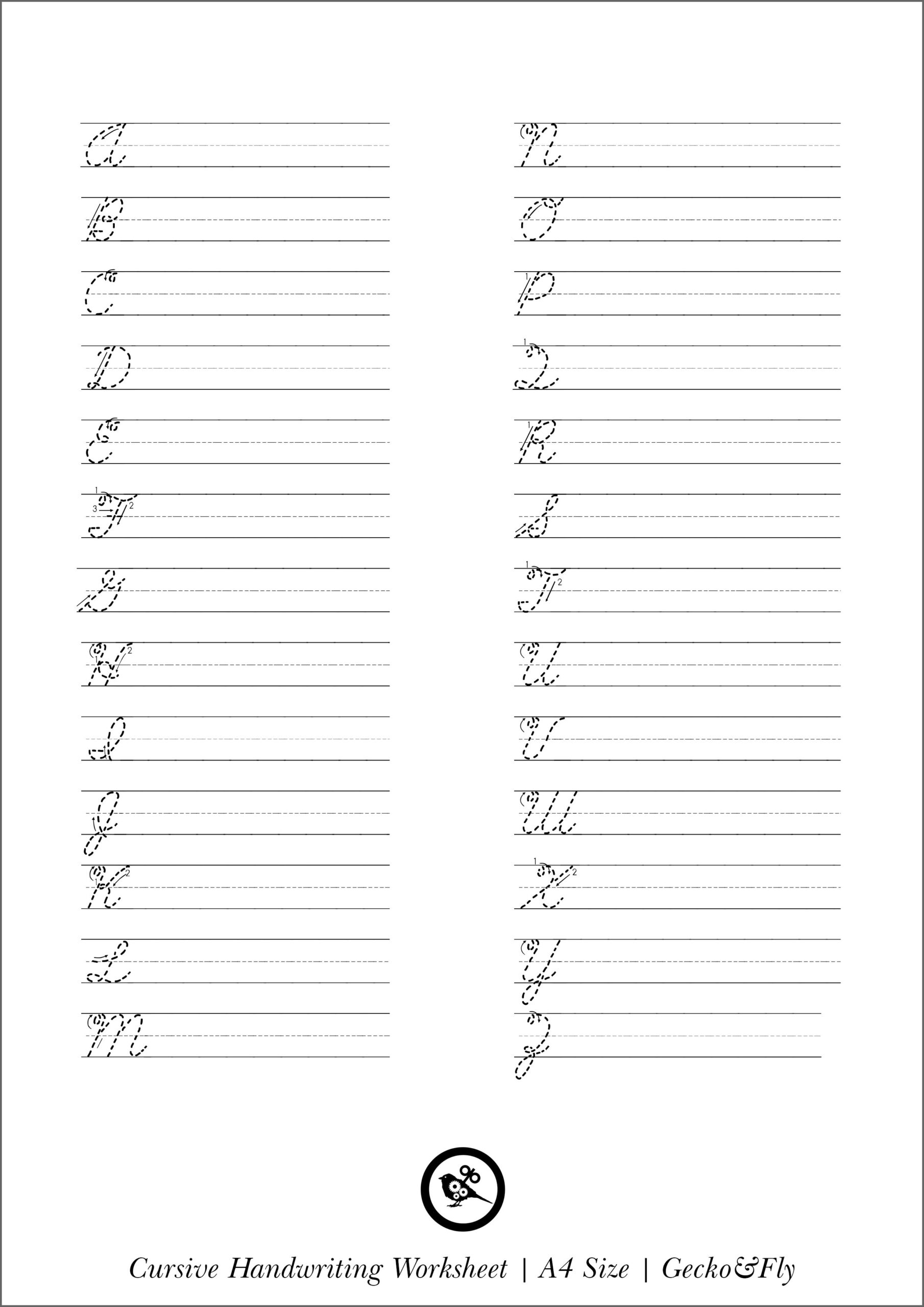 hand writing practice sheets