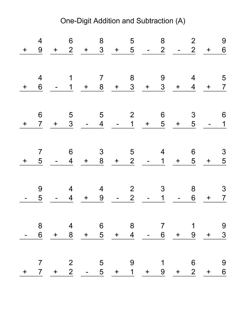 Addition And Subtraction Worksheets 2nd Grade Math Worksheets Worksheets Library Addition And Subtraction Worksheets 2nd Grade Math Worksheets Worksheets Library
