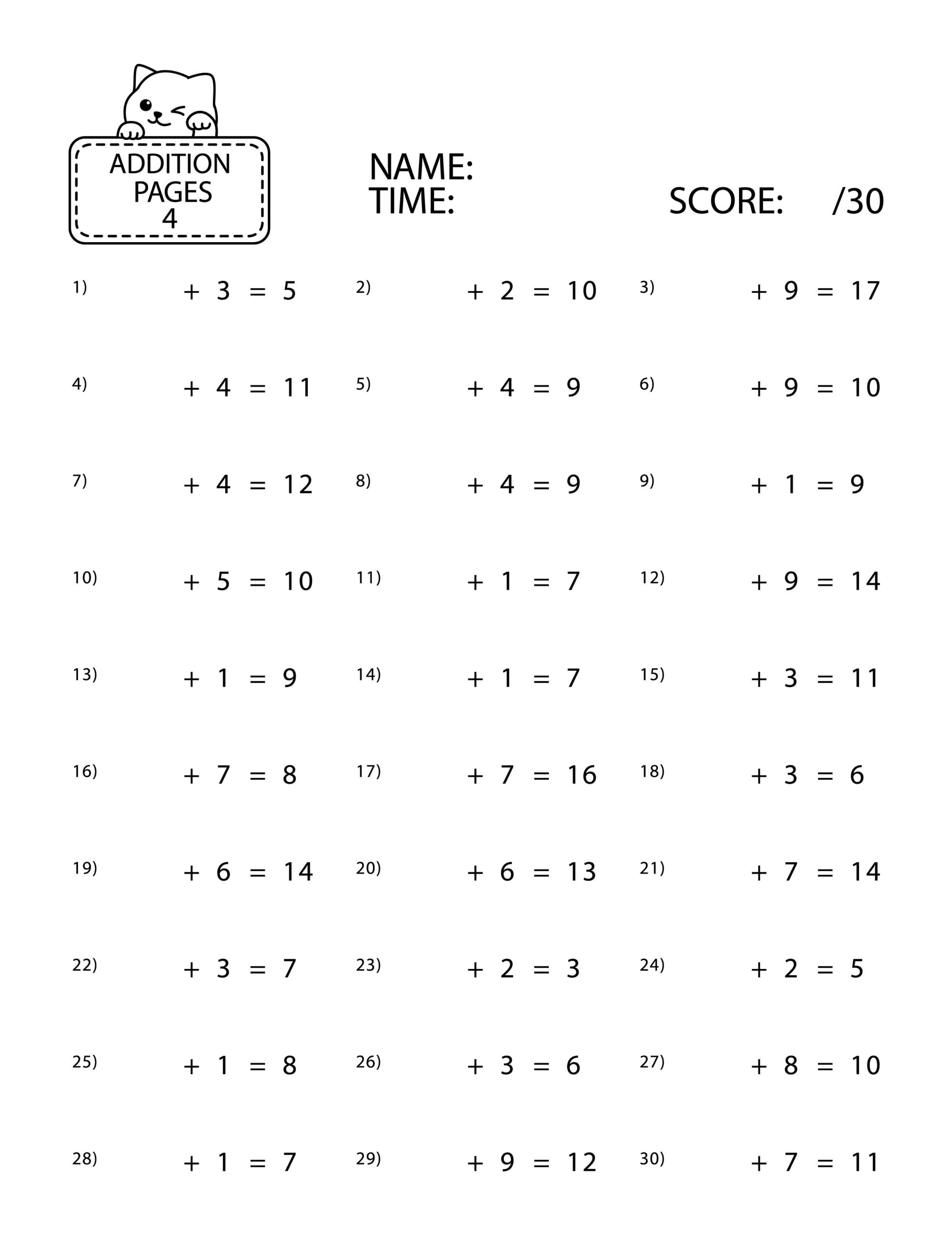 math addition and subtraction worksheets math addition and subtraction worksheets