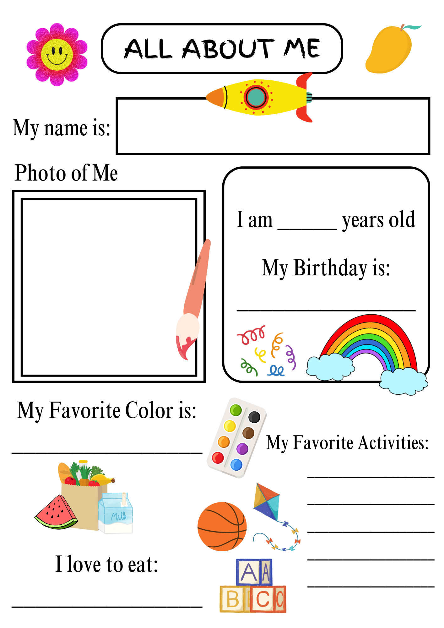 All About Me Preschool Worksheet By Spiessavvyy Raket PH All About Me Preschool Worksheet By Spiessavvyy Raket PH