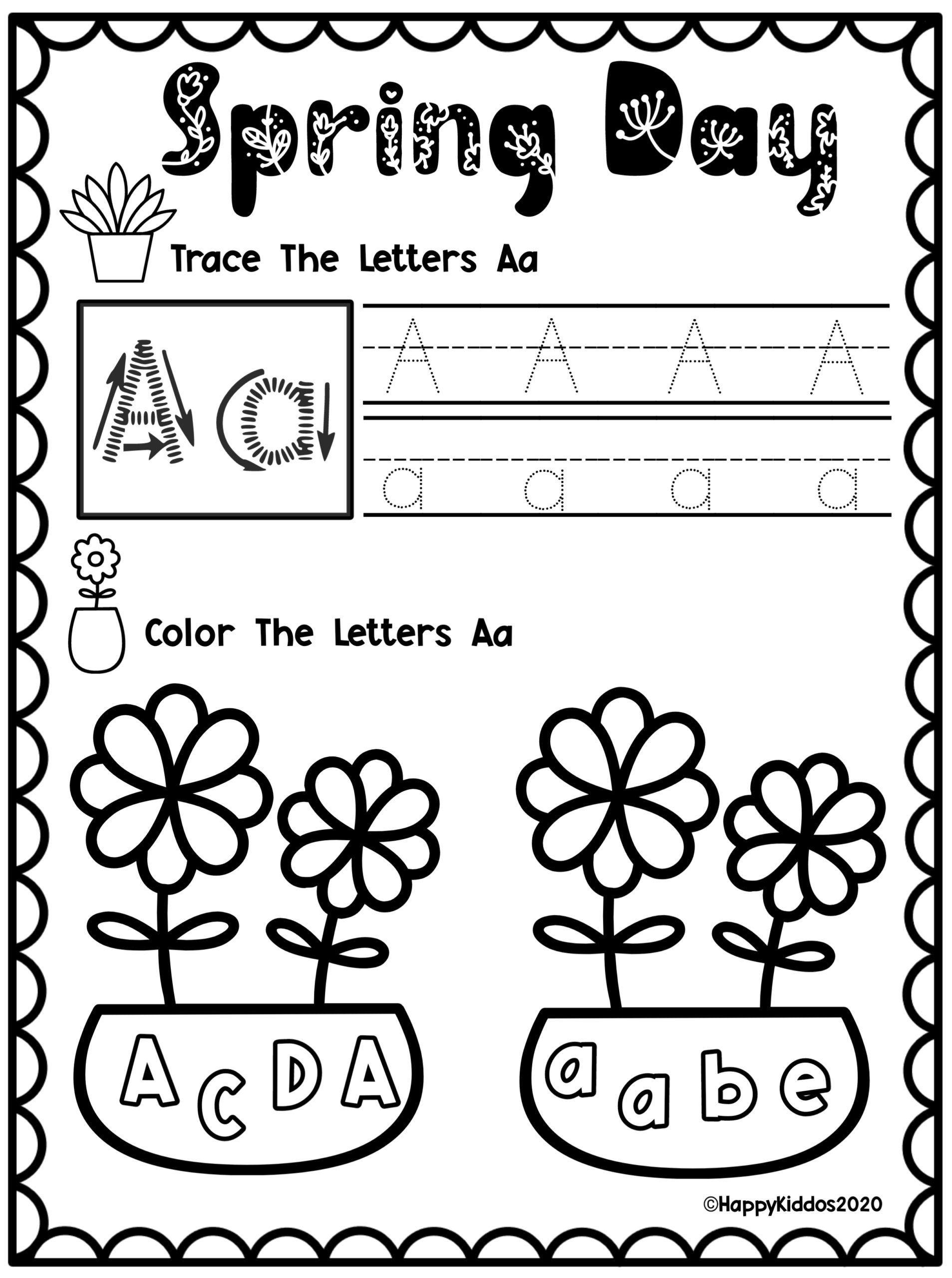 Alphabet Worksheets Spring Made By Teachers Alphabet Worksheets Spring Made By Teachers