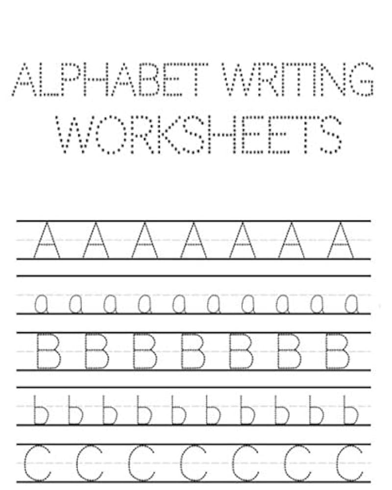 Alphabet Writing Worksheets ABC Writing Practice Books For Preschool alphabet Writing Practice A To Z Tracing Worksheets Learning Lina Worksheets Amazon de Books