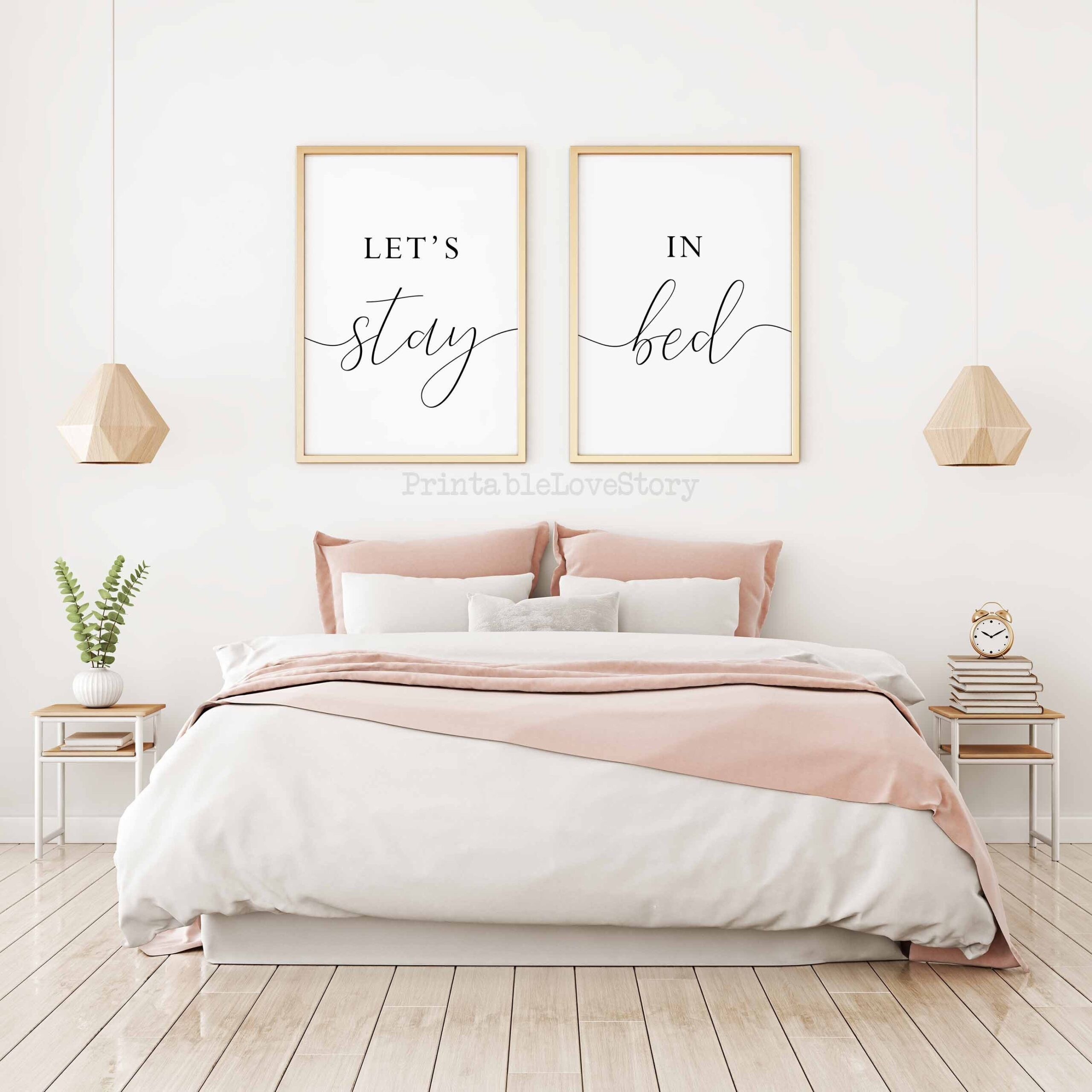 bedroom printable wall art