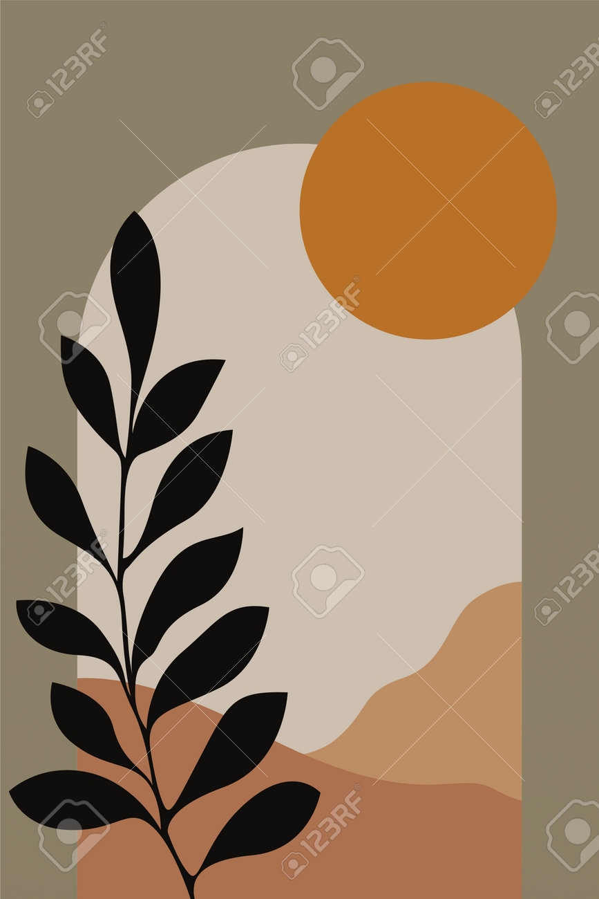Boho Wall Art Decoration Printable Poster Bohemian Wall Decor Printable Boho Wall Art Royalty Free SVG Cliparts Vectors And Stock Illustration Image 201926904 
