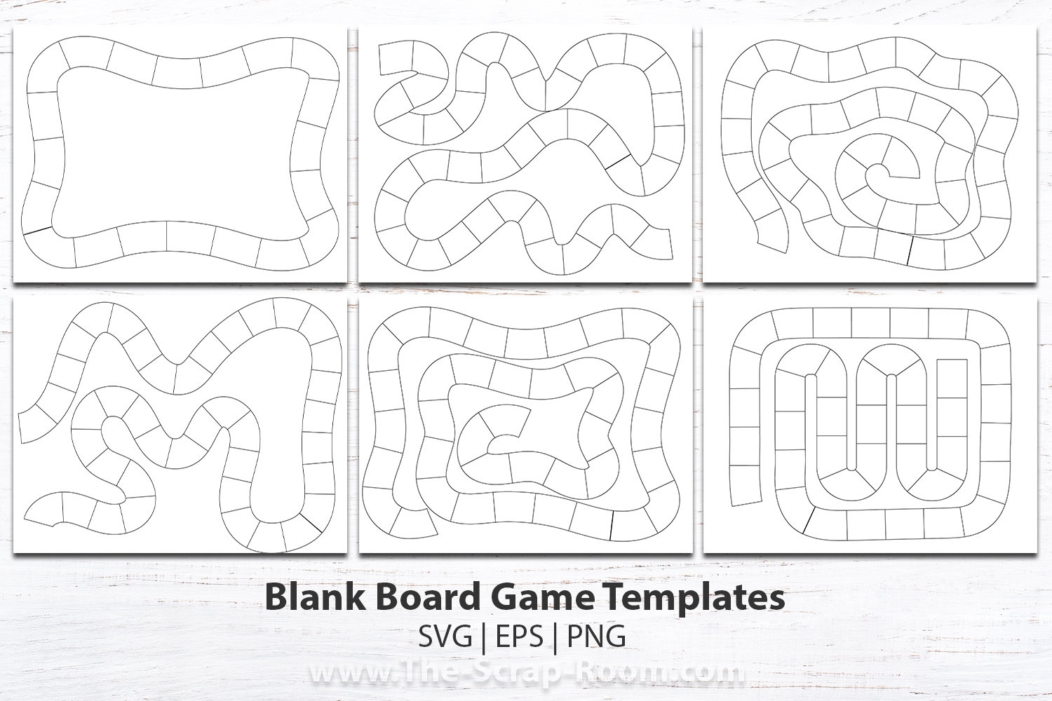 Buy Printable Blank Board Game Templates Game Design Printable Game Diy Game Game Kit Bundle 3 Printable Gameboard Plus Cut Files Online In India Etsy