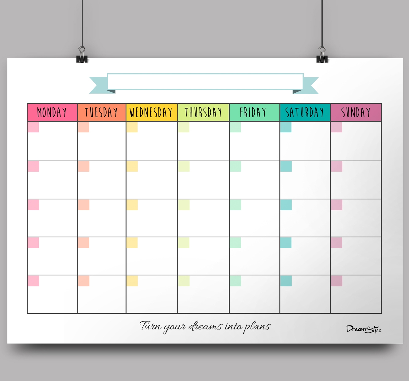 calendar planner printable