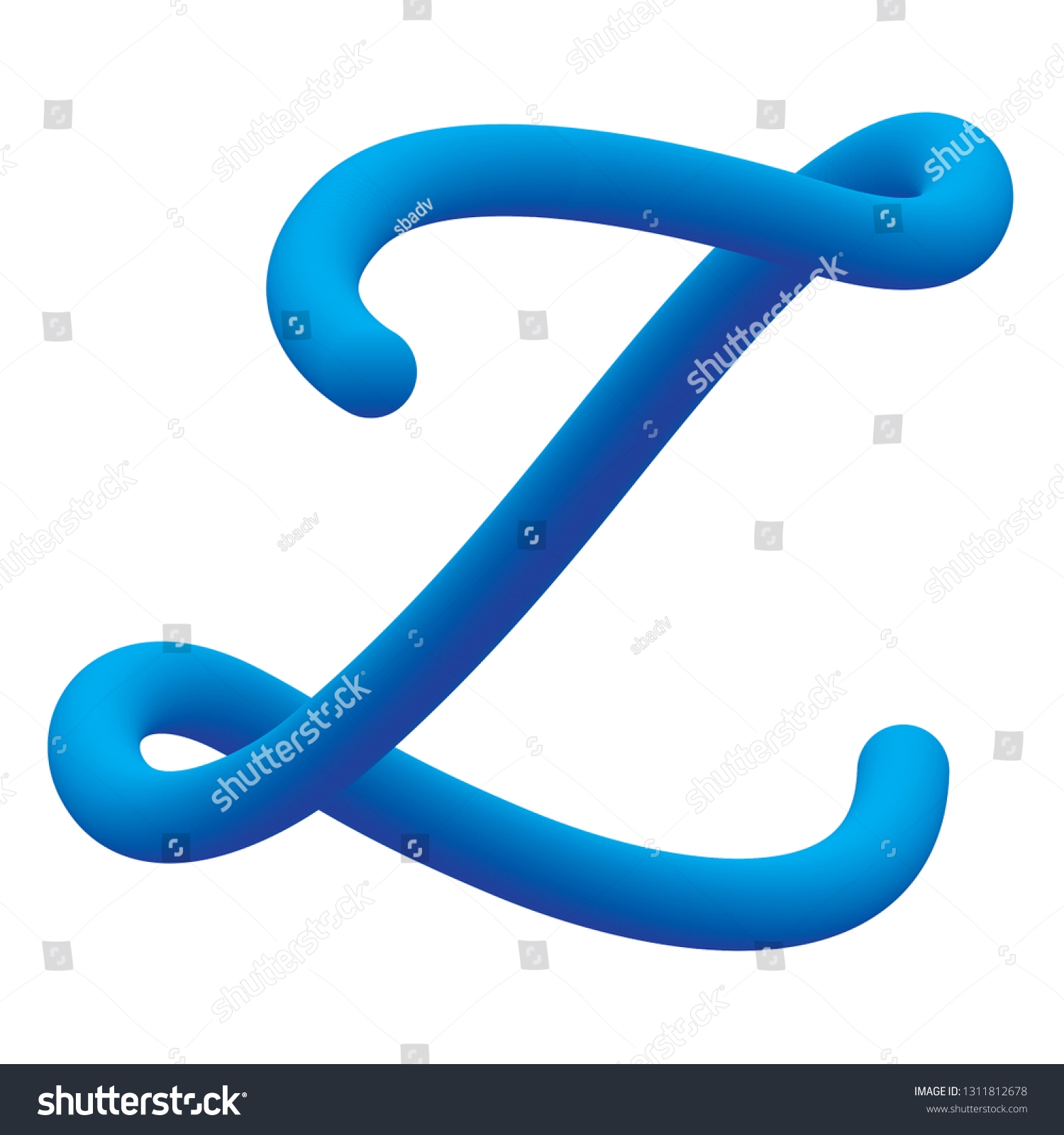 capital z in cursive