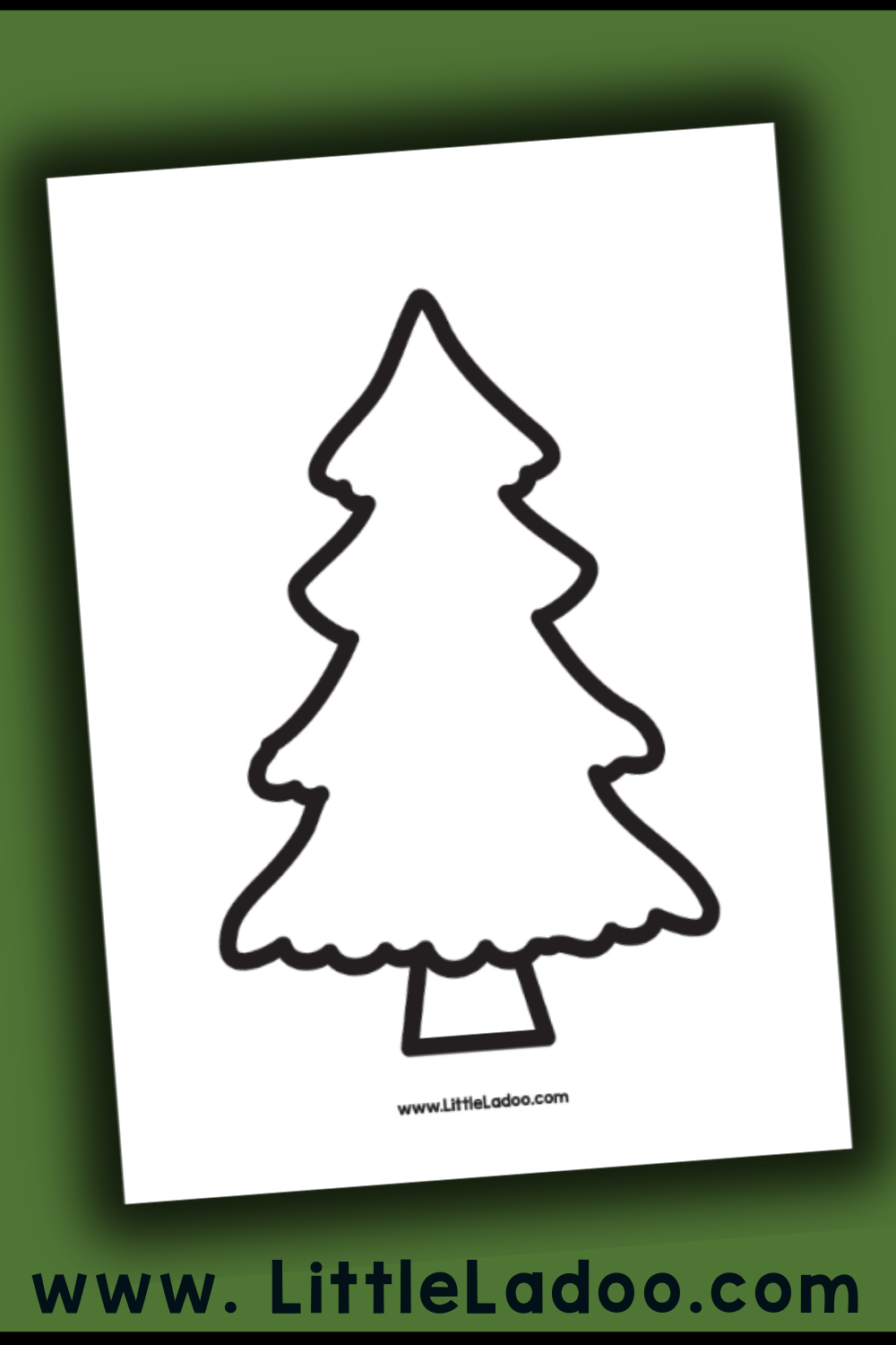 Christmas Tree Templates Free Printable 