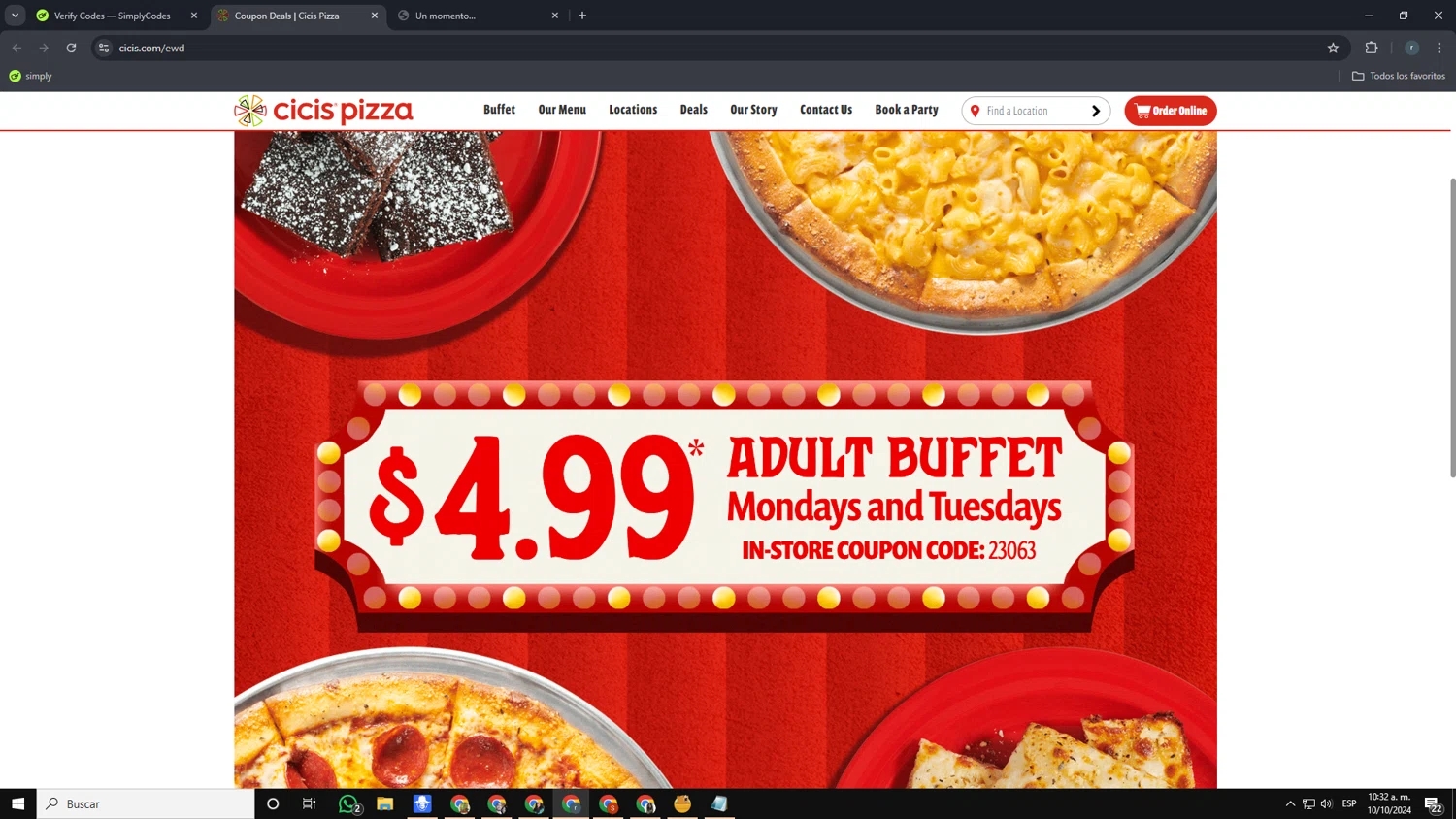 Cicis Pizza Promo Codes Save 50 Off October 2025
