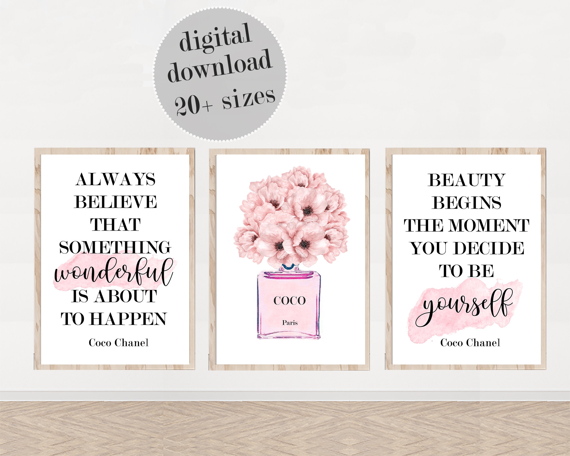 Coco Chanel Poster Etsy Ireland