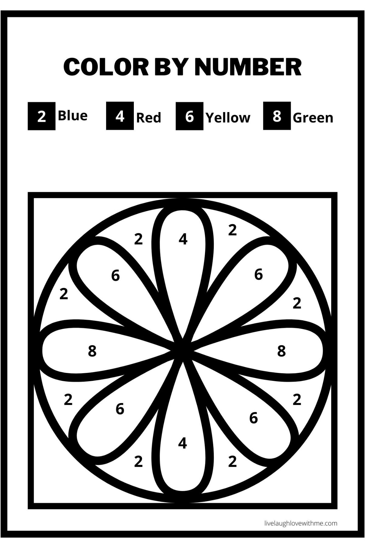 easy color by number