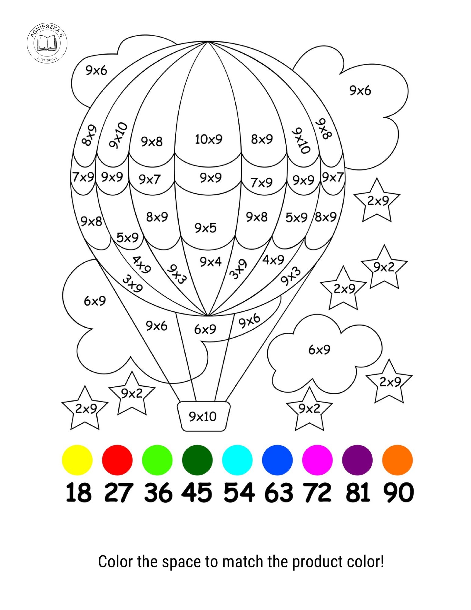 Color Your Way To Multiplication Mastery Fun Worksheets For Kids Made By Teachers