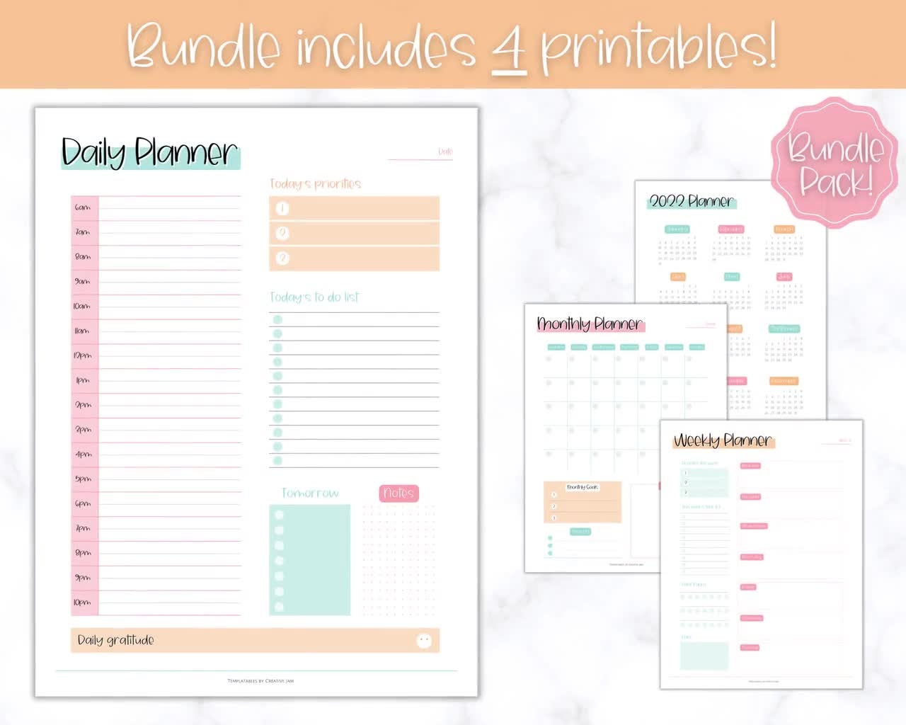 etsy planner printables