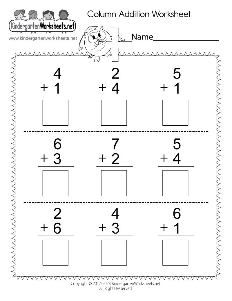 addition worksheets for kindergarten addition worksheets for kindergarten