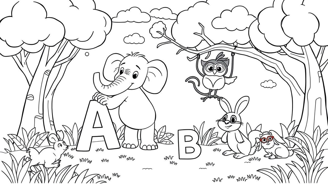 Create Coloring Pages For Kindergarten ColorpageAI