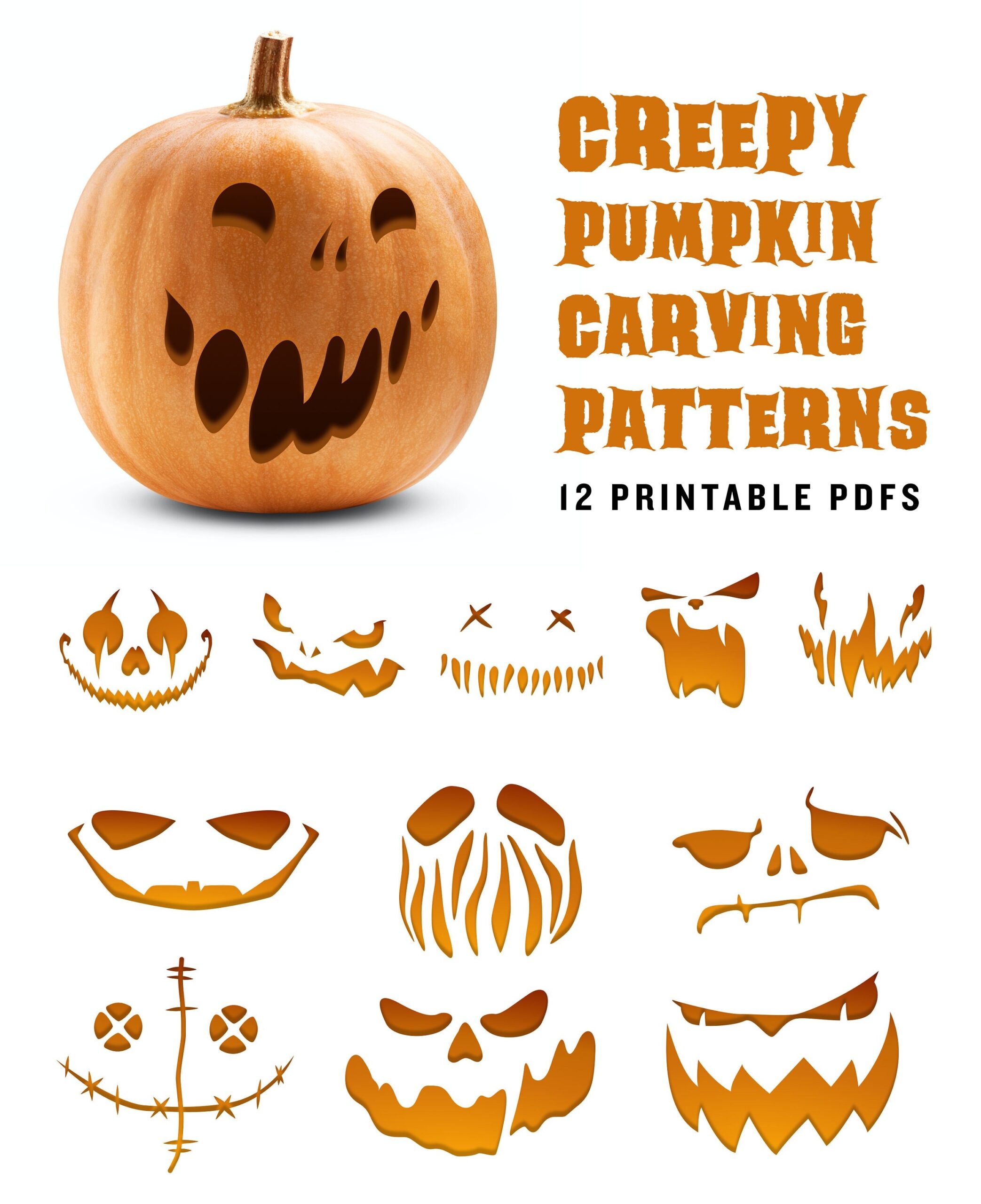 pumpkin carving printable templates