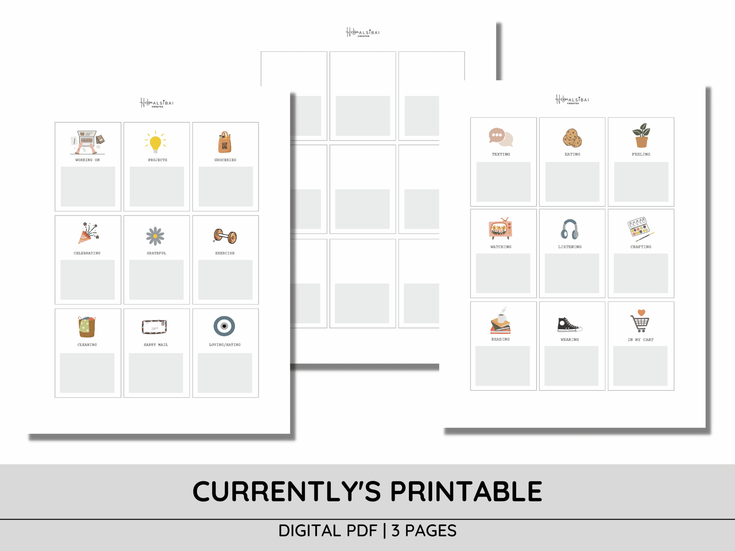 Currently Printable For Medium Passion Planner Weekly Journal