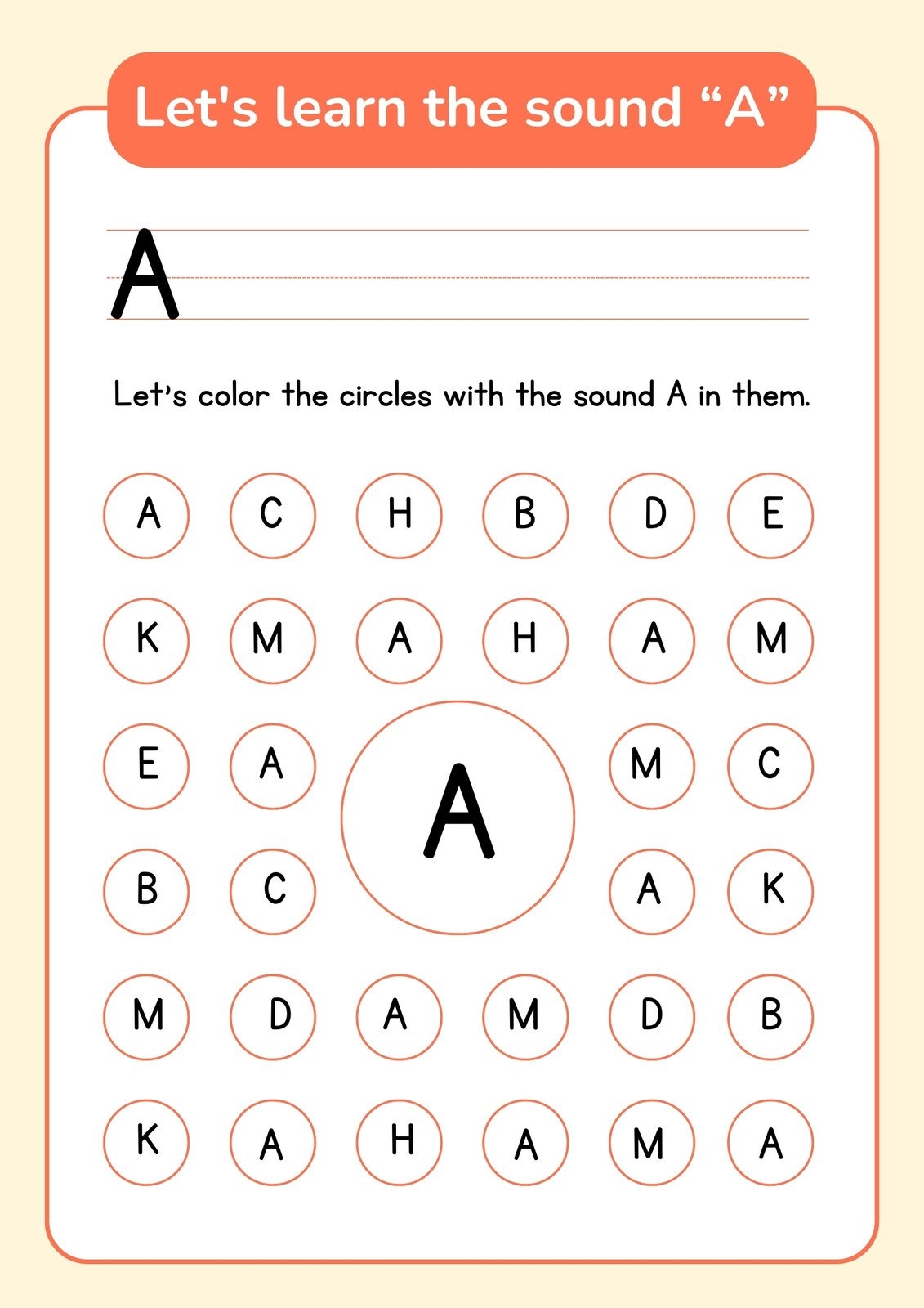 learning the alphabet worksheets