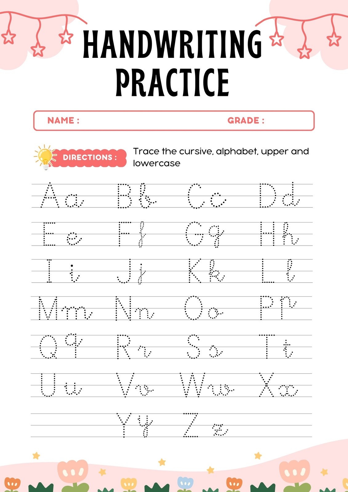 Customize 134 Handwriting Practice Worksheets Templates Online Canva