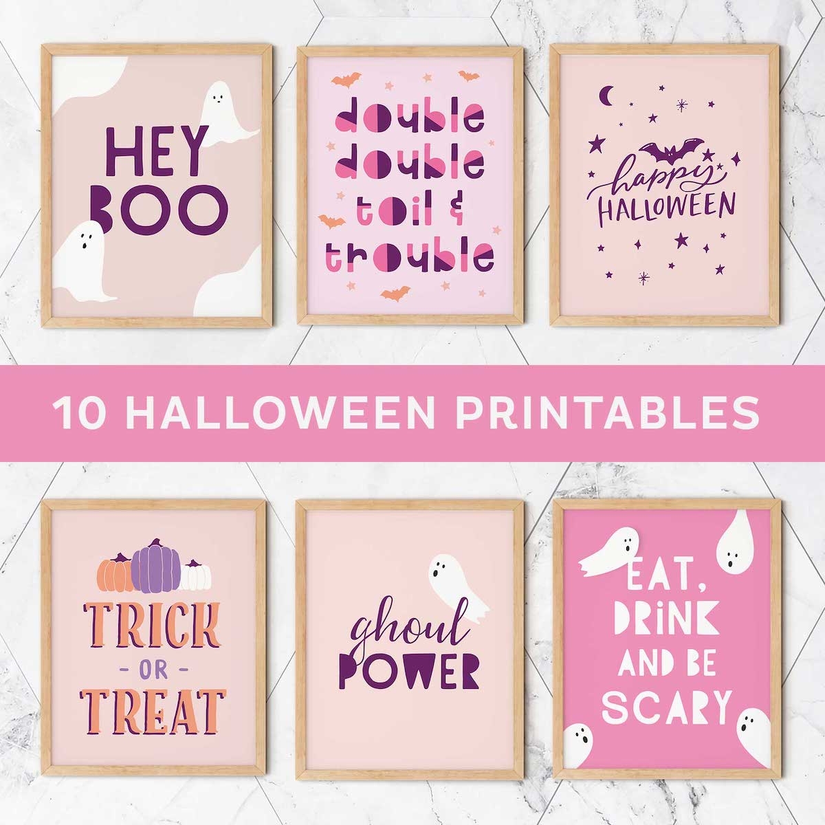 Cute Printable Halloween Wall Art For Kids Clementine Creative