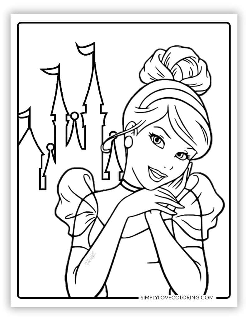 princess coloring pages printable