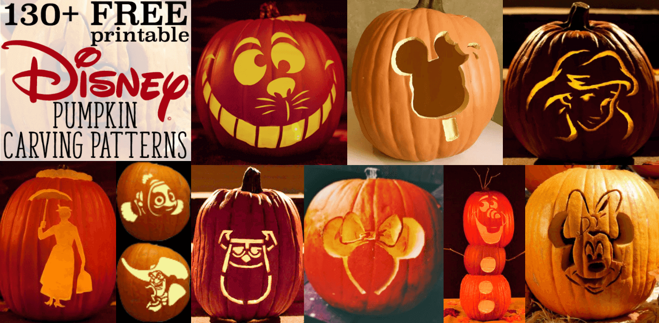 Disney Pumpkin Stencils Over 150 Free Printables And Ideas
