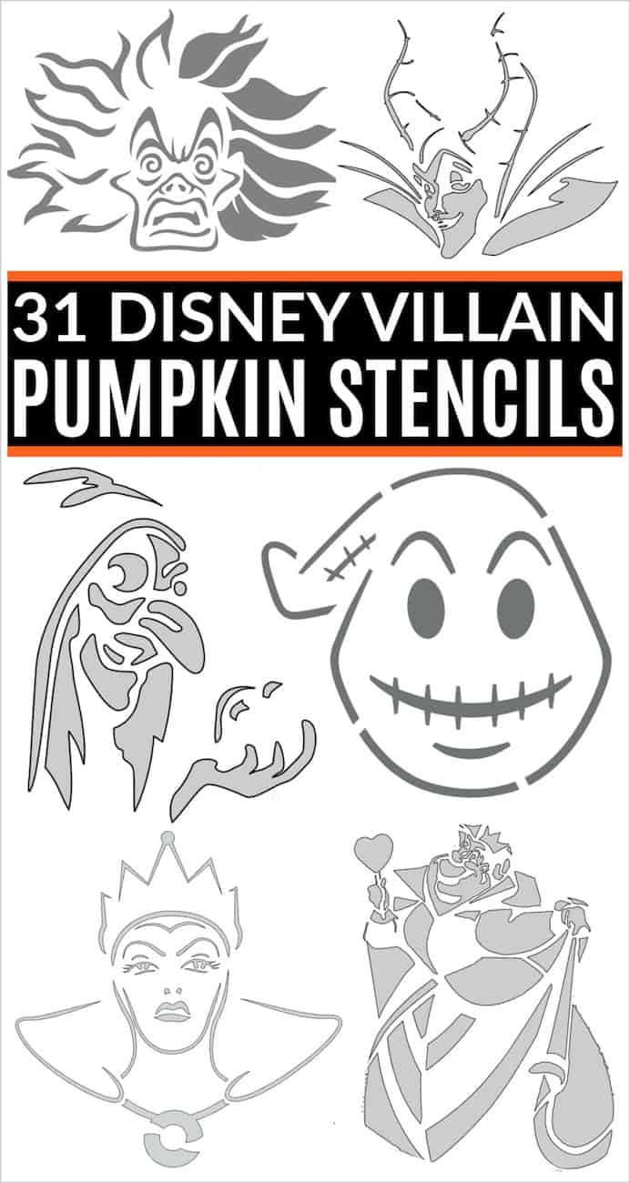 Disney Villain Pumpkin Stencils The Best Free Printable Templates