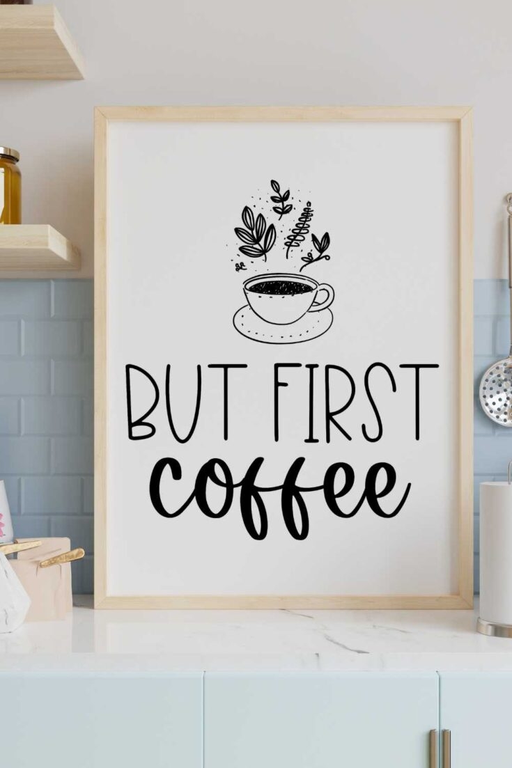 DIY Farmhouse Coffee Printables Decorate Your Kitchen