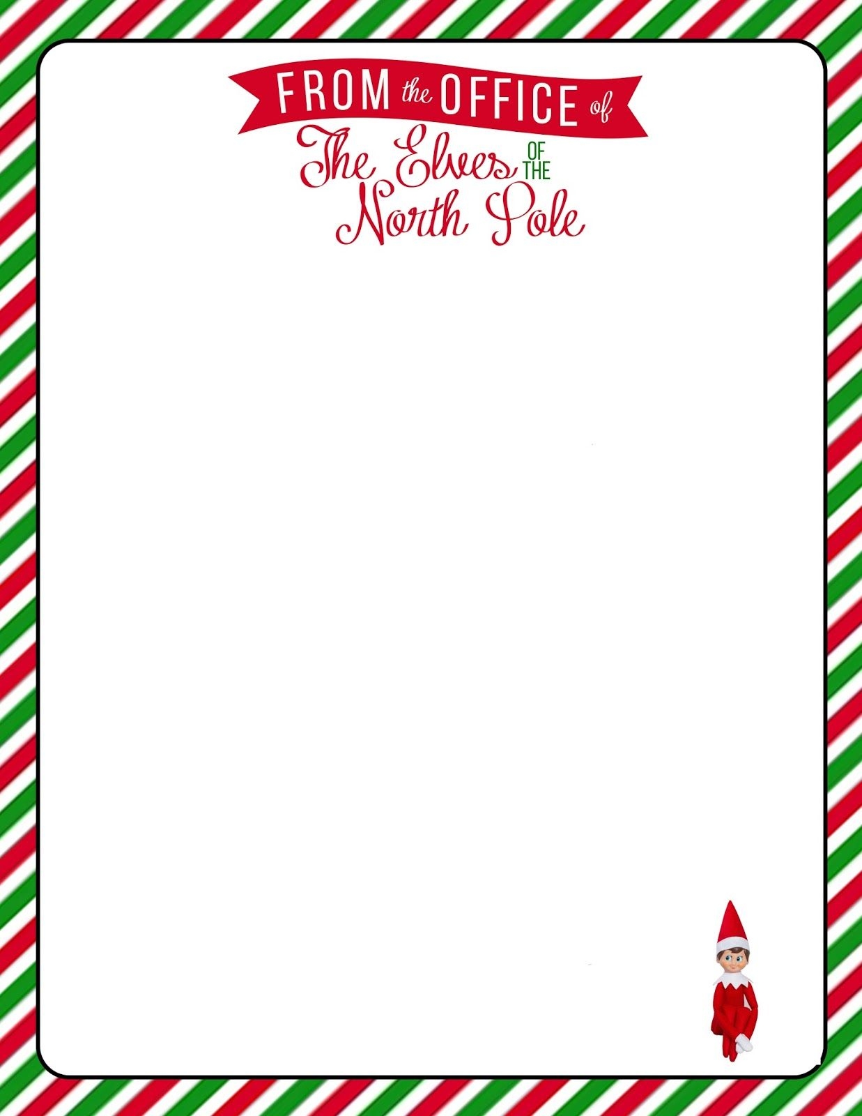 Elf On The Shelf Welcome Letter With Free Printable