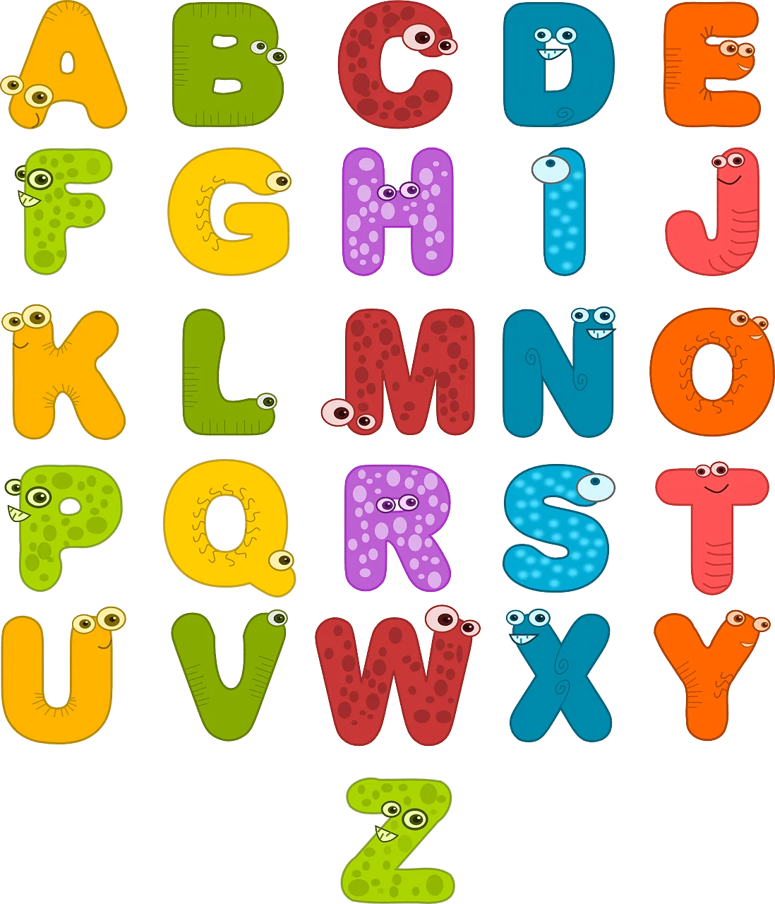 English Alphabet 26 Capital And Small Letters A To Z List EnglishBix