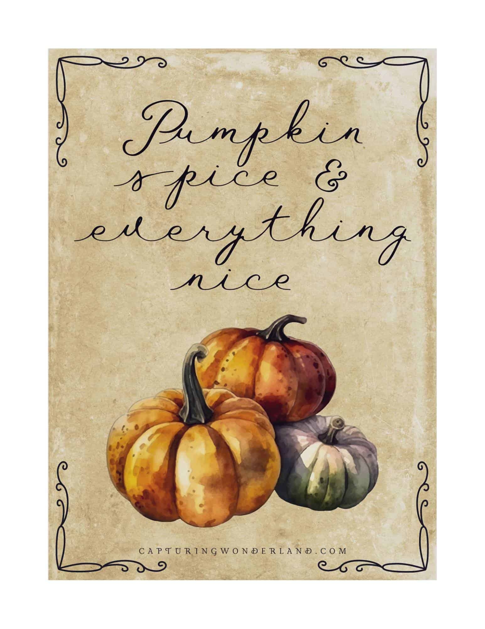 Fall Signs To Decorate For Autumn Free Printables Capturing Wonderland