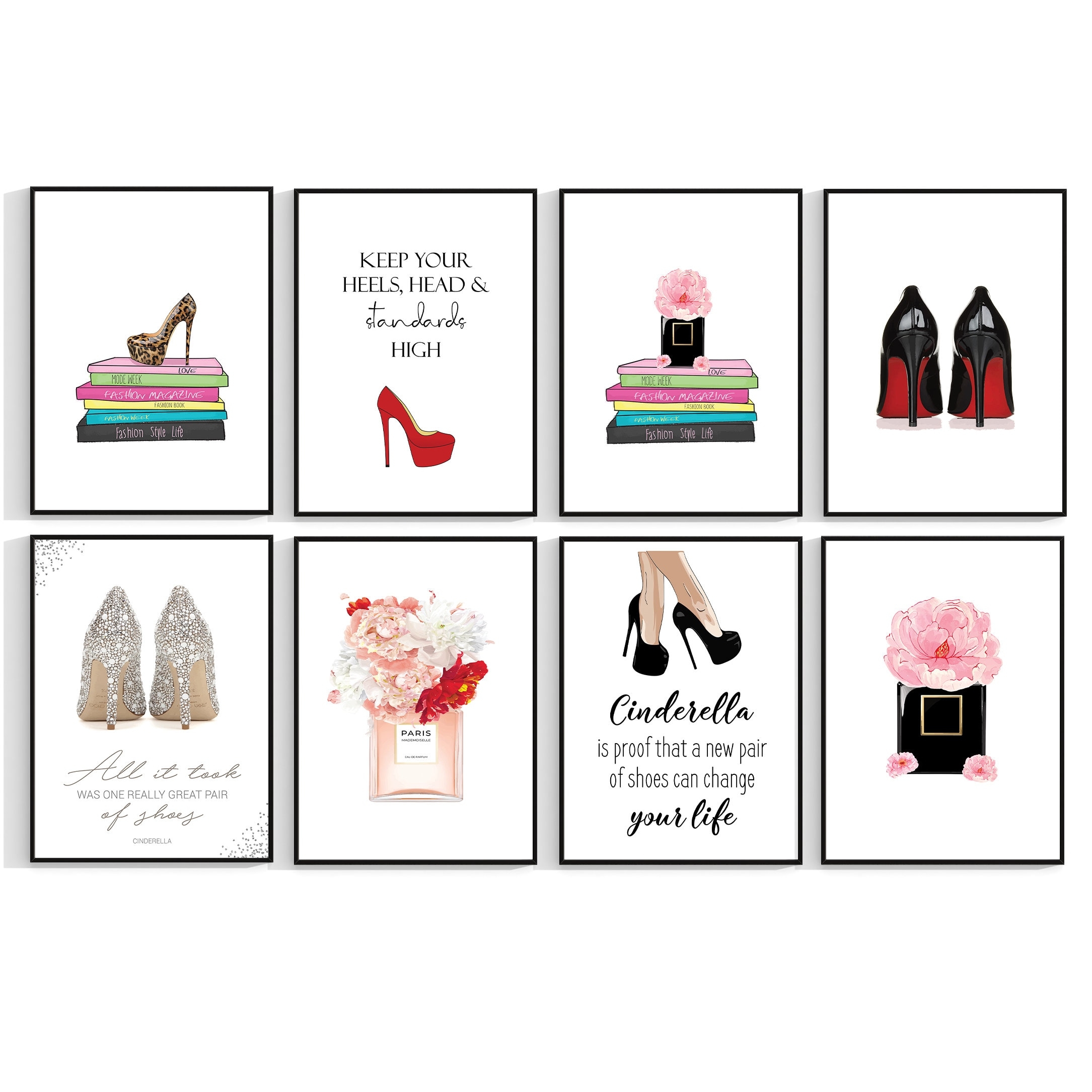 Fashion Prints Fashion Wall Art M dchen Schlafzimmer Wanddruck Illustration Druck Mode Tasche Druck S e Drucke Wand Dekor Schlafzimmer Druck Etsy de