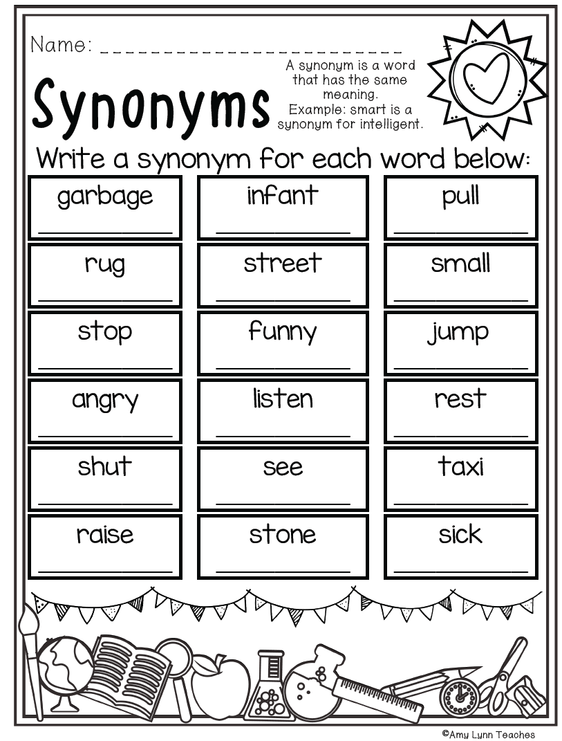 worksheets for 4th graders