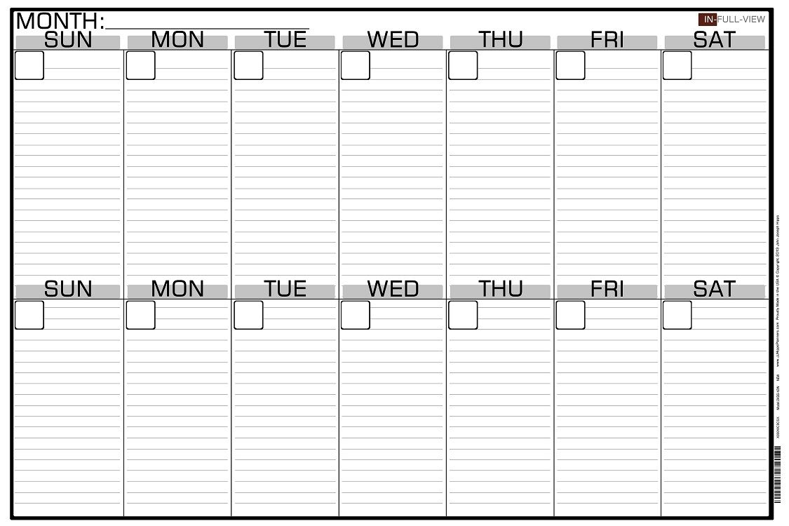 two week planner printable