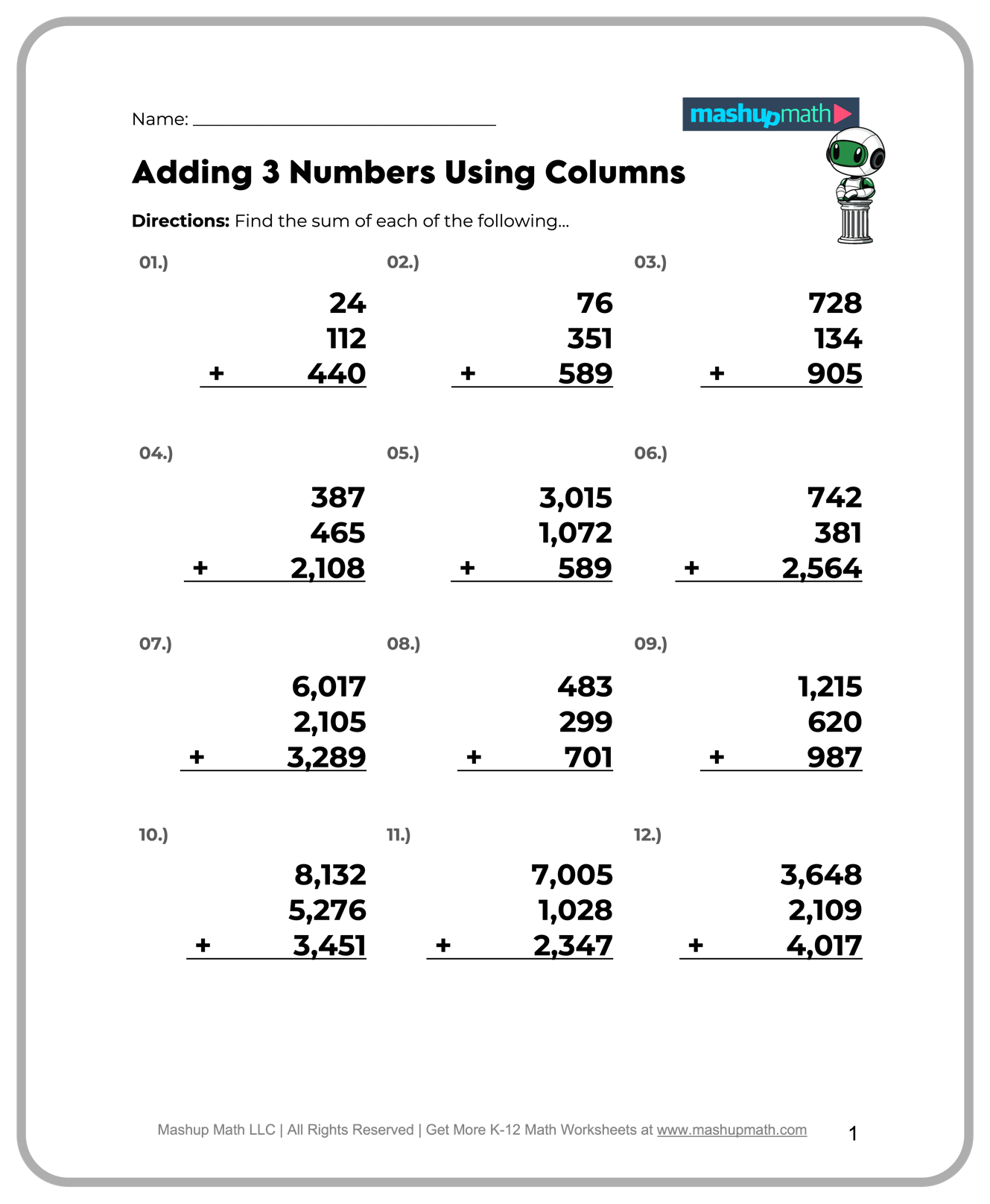math problems for 5th graders